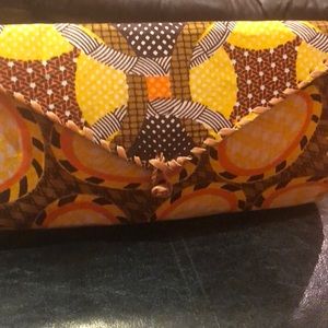 African Print Clutch Purse